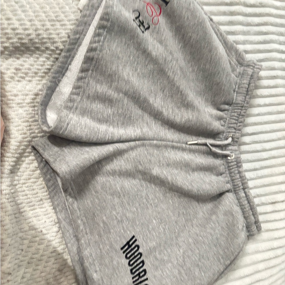 Gray Drawstring Shorts
